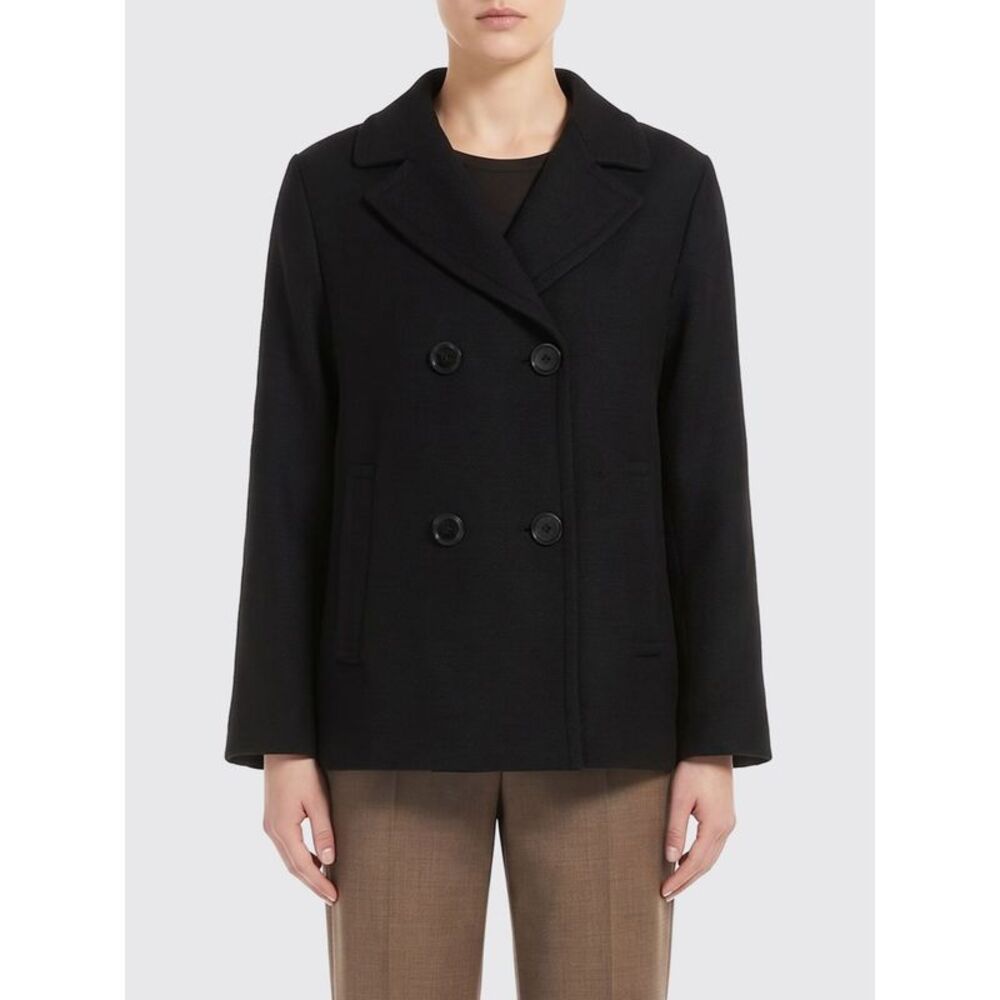 'S Max Mara Coat Woman Black